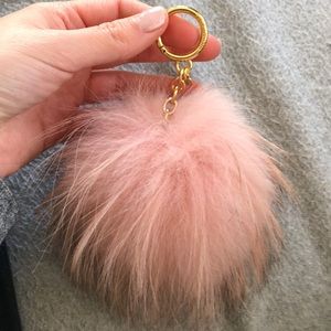 Micheal Kors puff ball keychain